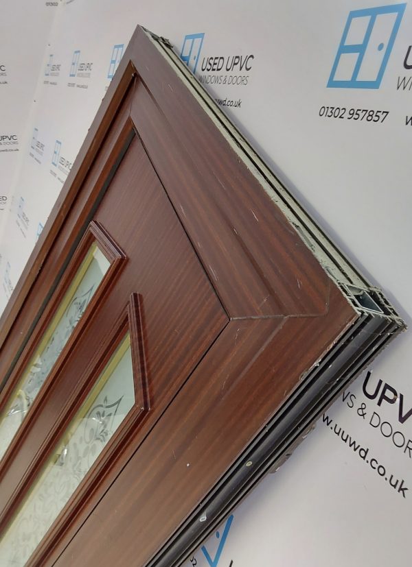 Used Woodgrain Upvc Front Door 865mm x 2130mm 0354 - Image 5