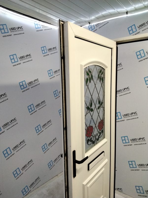 Used White Upvc Front Door 920mm x 2030mm 0505 - Image 4