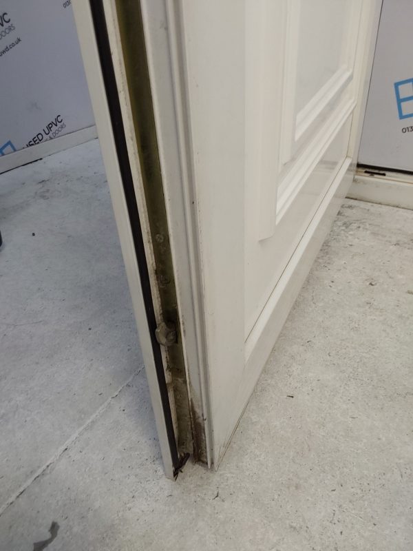 Used White Upvc Front Door And Side Panel 1830mm x 2045mm DS018 - Image 4