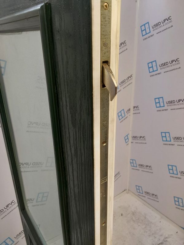 Used Green Composite Back Door 935mm x 2090mm 0516 - Image 4