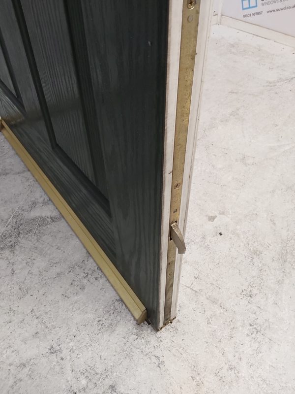 Used Green Composite Back Door 935mm x 2090mm 0516 - Image 6