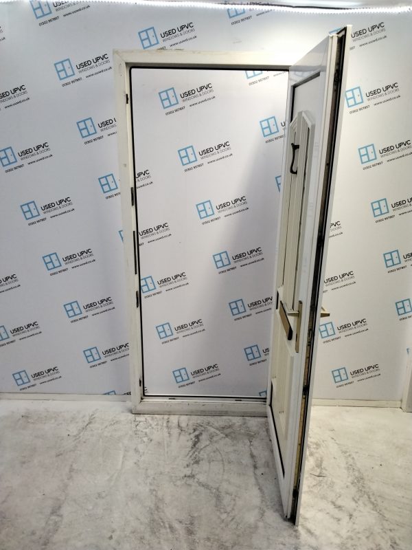 Used White Upvc Front Door 935mm x 2080mm 0529 - Image 3