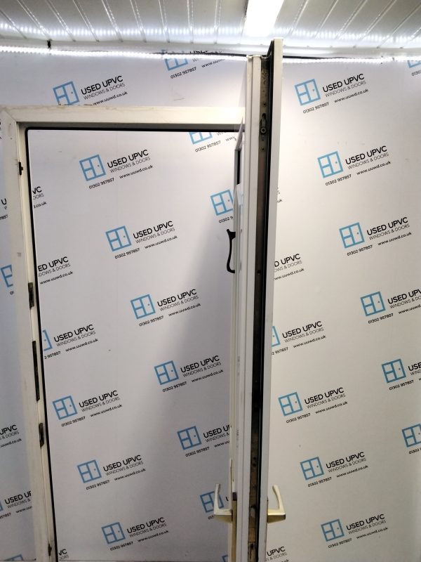 Used White Upvc Front Door 935mm x 2080mm 0529 - Image 4