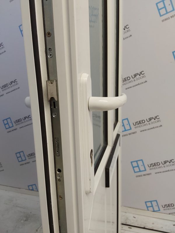 Used White Upvc Front Door 870mm x 2055mm 0526 - Image 5