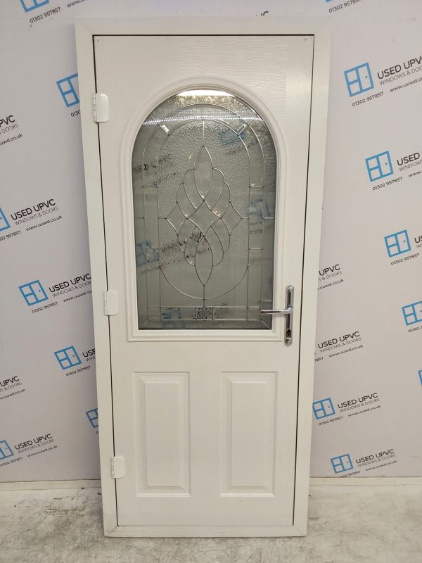 Used Rosewood Composite Back Door 870mm x 2030mm 0089 - Image 2