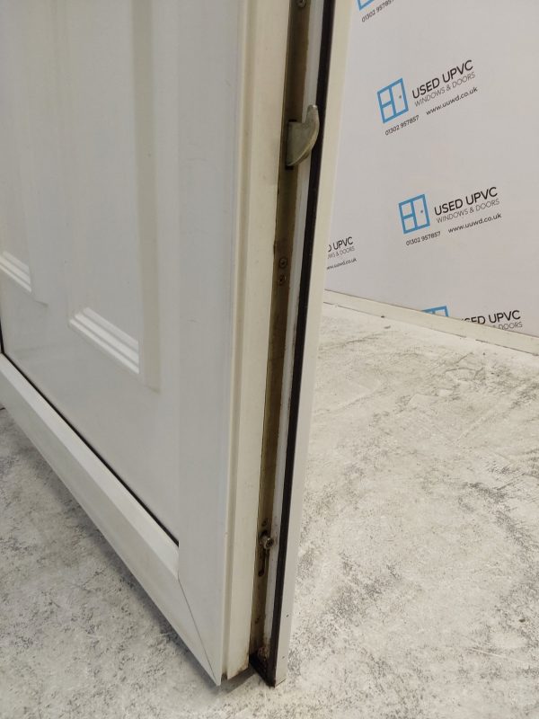 Used White Upvc Front Door And Side Panel 1210mm x 2075mm DS021 - Image 6