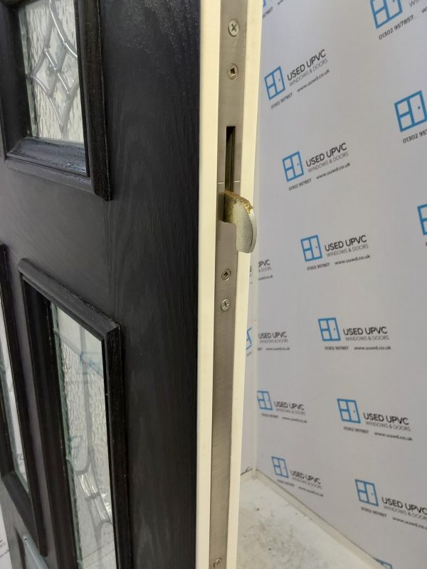Used Black Composite Front Door And Side Panels 1790mm x 2050mm DS006 - Image 4