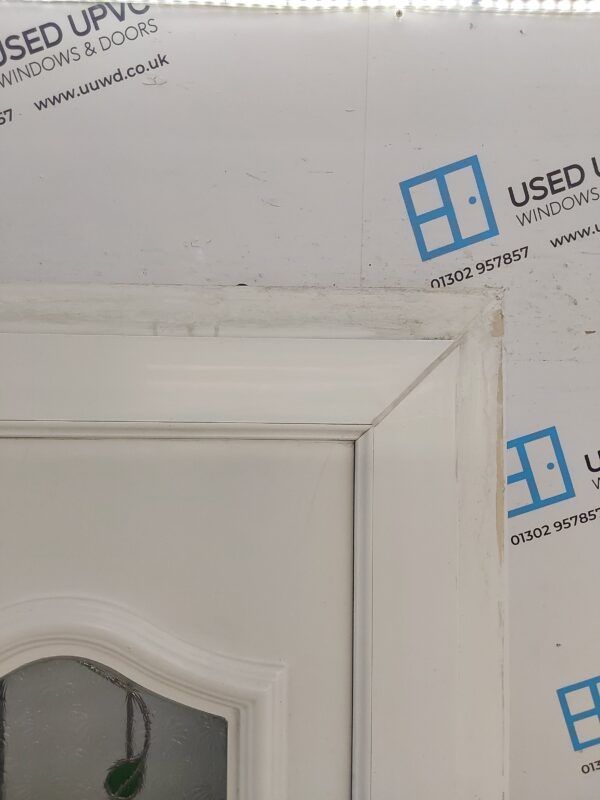 Used White Upvc Front Door 920mm x 2080mm 0641 - Image 9
