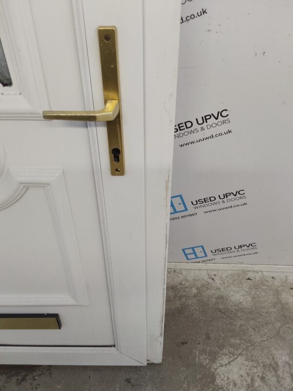 Used White Upvc Front Door 920mm x 2080mm 0641 - Image 11