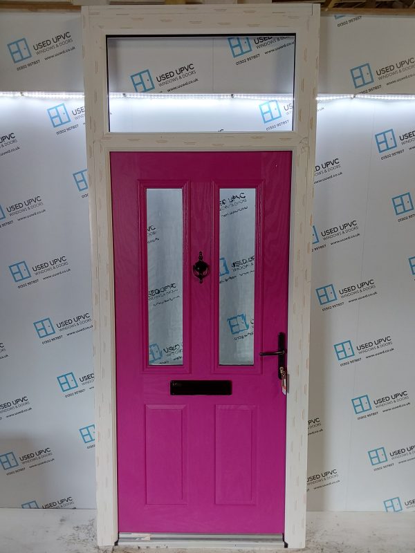 Brand new Pink Composite Front Door With Toplight 1070mm x 2630mm (reduced to 1000mm x 2580mm) ND15