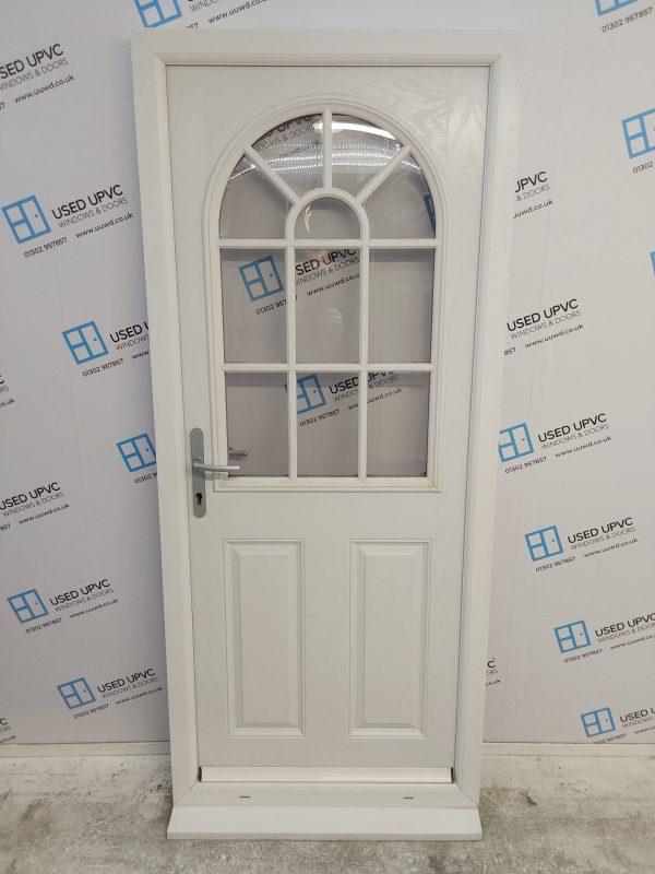 Used White Composite Door 880mm x 2055mm 0409