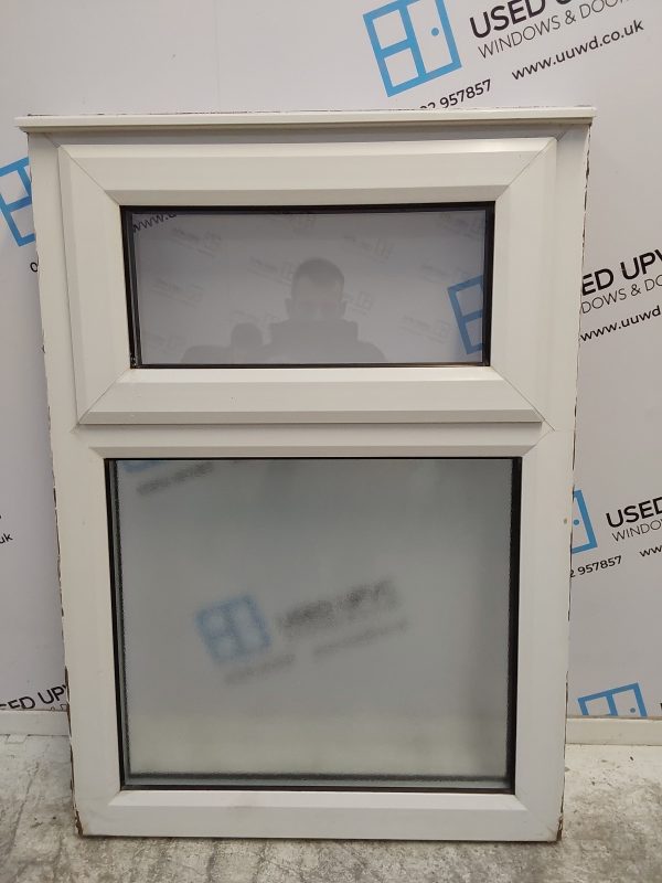 Used White Upvc Window 640mm x 905mm W0045