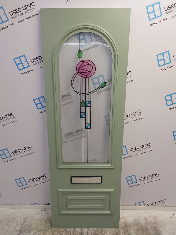 Used Chartwell Green Upvc Front Door Panel 605mm x 1790mm x 28mm UFDP0035