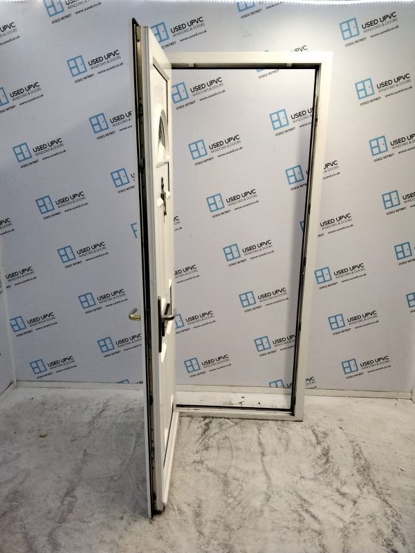 Used White Upvc Front Door 850mm x 2040mm 0562 - Image 3