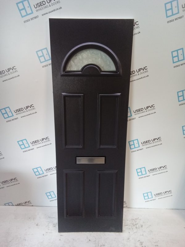 Used Anthracite Grey Upvc Front Door Panel 610mm x 1840mm x 24mm UFDP0021