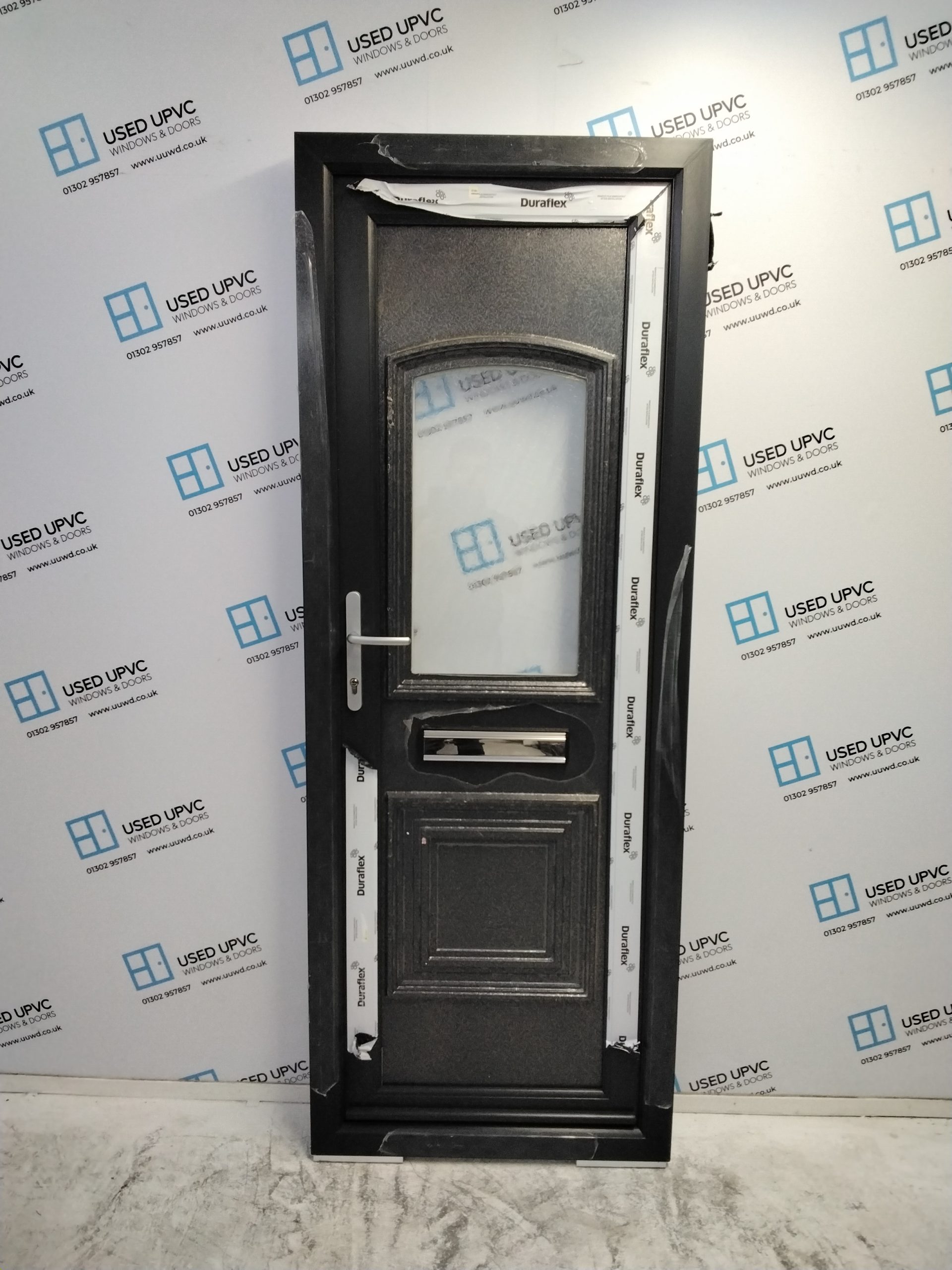 Brand New Anthracite Grey Upvc Front Door 760mm X 2030mm ND47 | Used ...