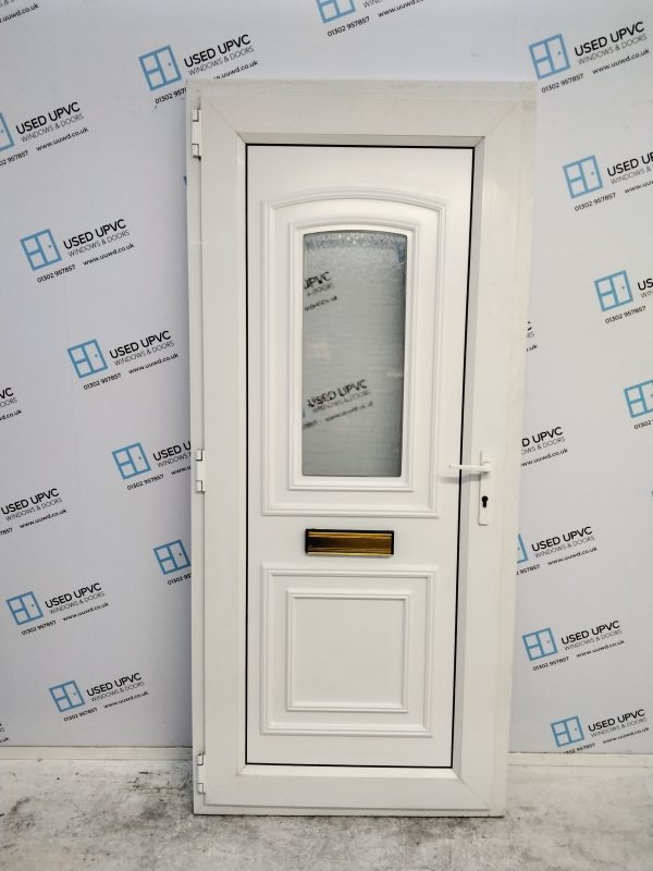 Used White Upvc Outward Opening Front Door 925mm x 2070mm 0574