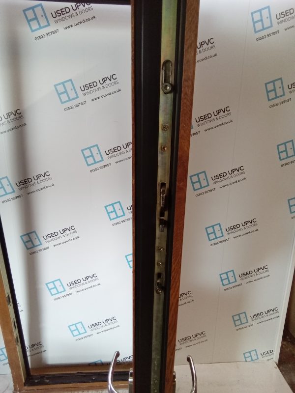 Used Oak Upvc Front Door 900mm x 2100mm 0500 - Image 4
