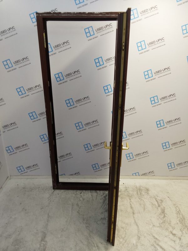 Used Woodgrain Upvc Front Door 830mm x 2050mm 0021 - Image 3