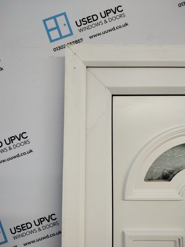 Used White Upvc Outward Opening Front Door 890mm x 2025mm 0329 - Image 6