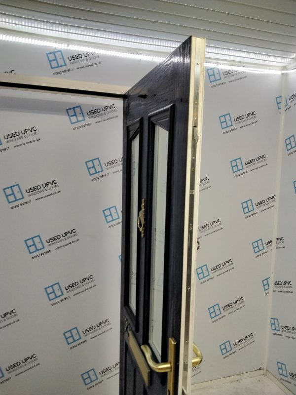 Used Dark Blue Composite Front Door 930mm x 2100mm 0636 - Image 4