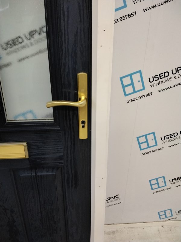 Used Dark Blue Composite Front Door 930mm x 2100mm 0636 - Image 7