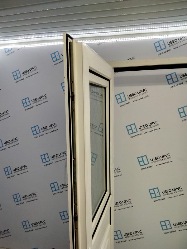 Used White Upvc Stable Back Door 915mm x 2080mm (Reduce To 895mm x 2080mm 0643 - Image 6