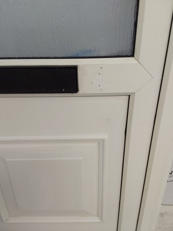 Used White Upvc Front Door 880mm x 2050mm 0645 - Image 6