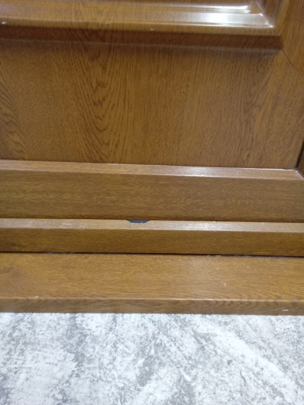 Used Oak Upvc front Door 900mm x 2100mm 0500 - Image 7