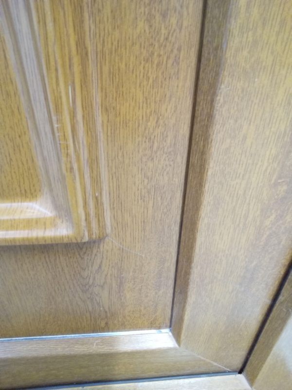 Used Oak Upvc front Door 900mm x 2100mm 0500 - Image 10