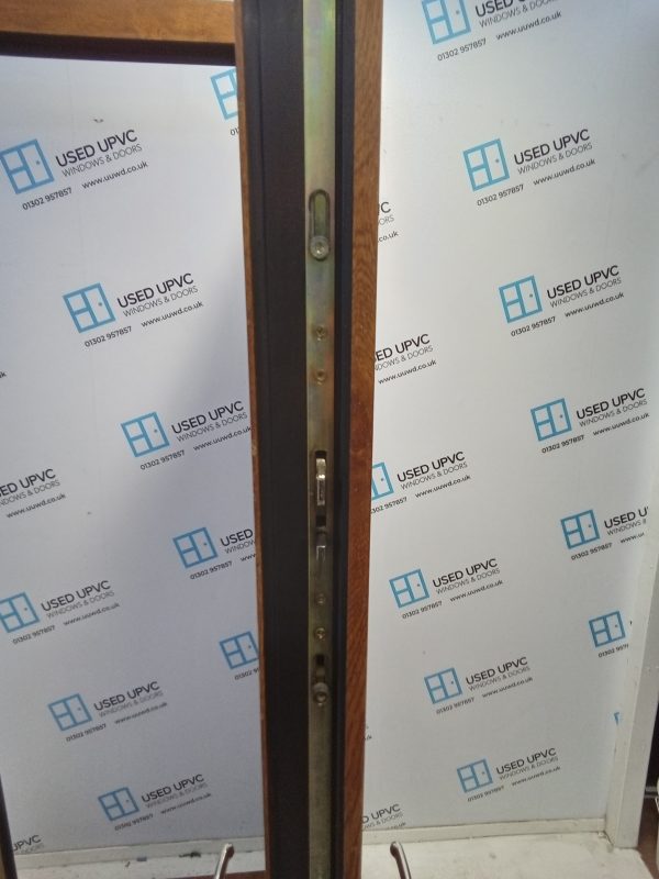 Used Oak Upvc front Door 900mm x 2100mm 0500 - Image 4