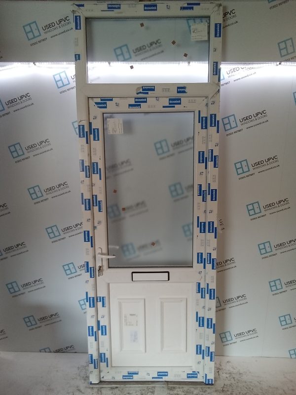 Brand New White Upvc Front Door with Toplight 910mm x 2600mm ND42