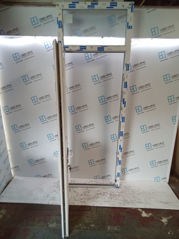 Brand New White Upvc Front Door with Toplight 910mm x 2600mm ND42 - Image 3