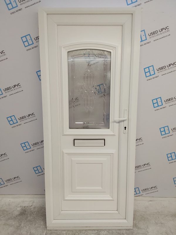 Used White Upvc Front Door (outwards opening) 870mm x 2085mm 0440 - Image 2
