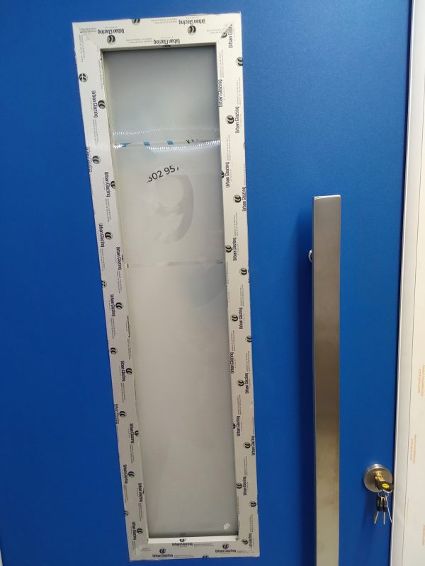 Brand New Blue Composite Door 900mm x 2100mm (reduce to 2085mm) ND07 - Image 5