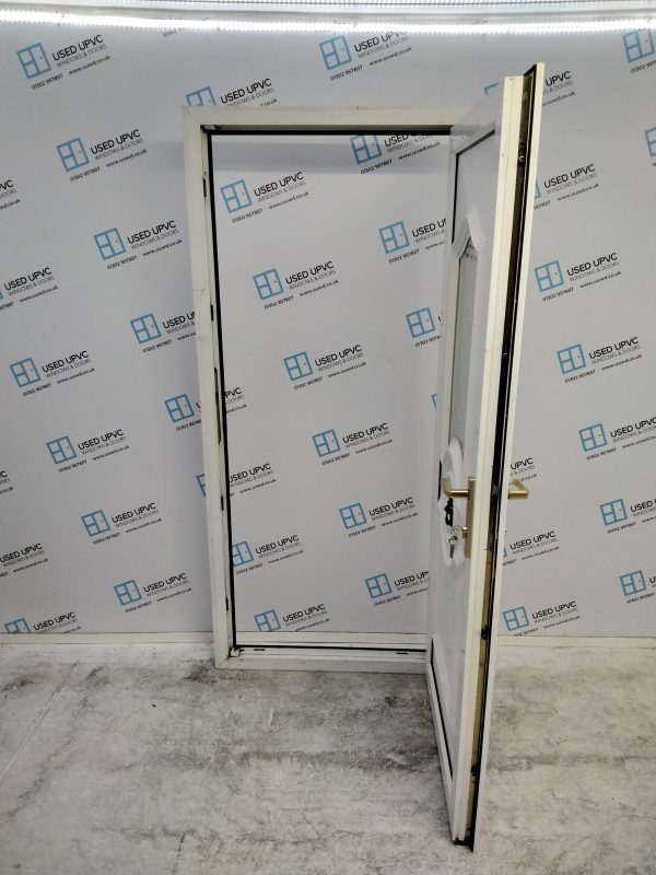 Used White Upvc Back Door 925mm x 2050mm 0664 - Image 3