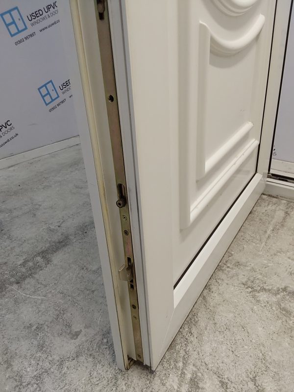 Used White Upvc Front Door 900mm x 2100mm 0612 - Image 6