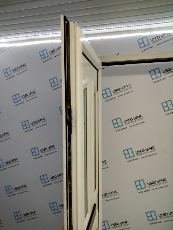 Used White Upvc Front Door 915mm x 2110mm (Reduce To 900mm x 2110mm 0176 - Image 4