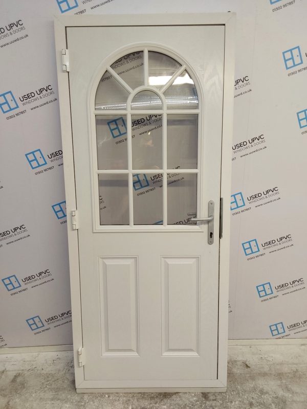 Used White Composite Door 880mm x 2055mm 0409 - Image 2