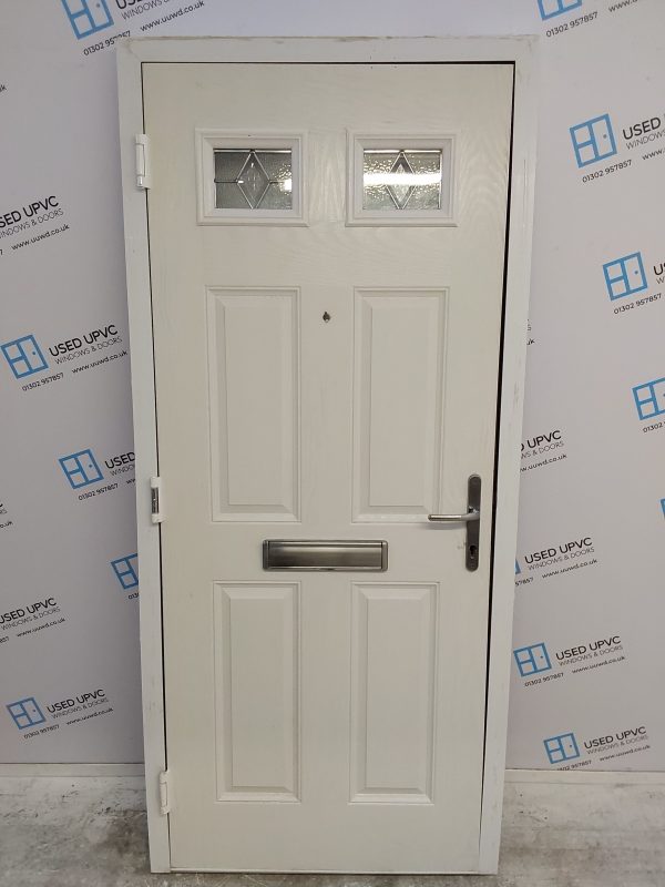 Used Chartwell Green Composite Front Door 920mm x 2060mm 0586 - Image 2
