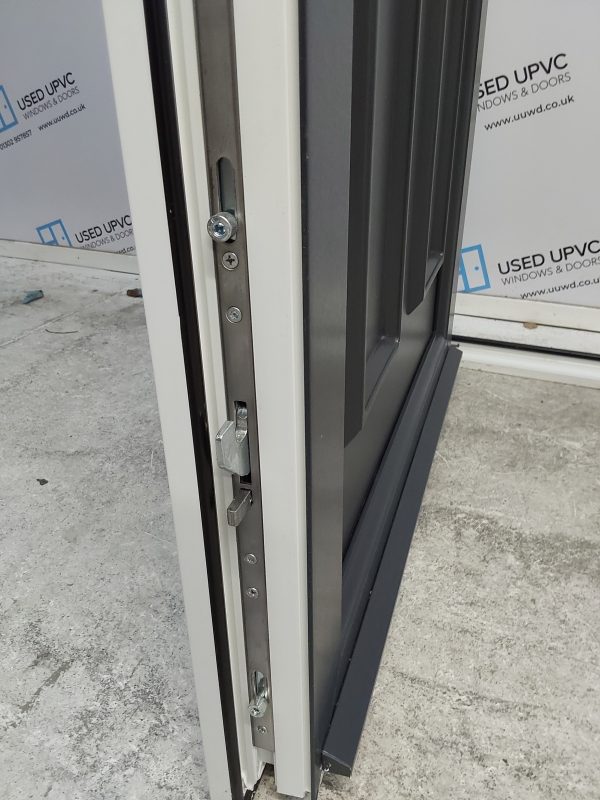 Used Anthracite Grey Upvc Back Door 900mm x 2065mm 0600 - Image 8