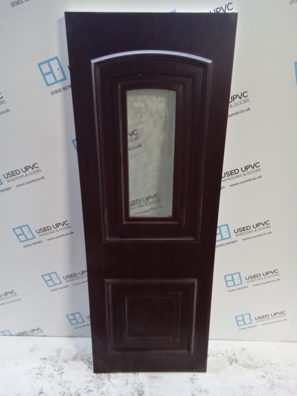 Used Rosewood Upvc Back Door Panel 650mm x 1780mm x 24mm UDP0018