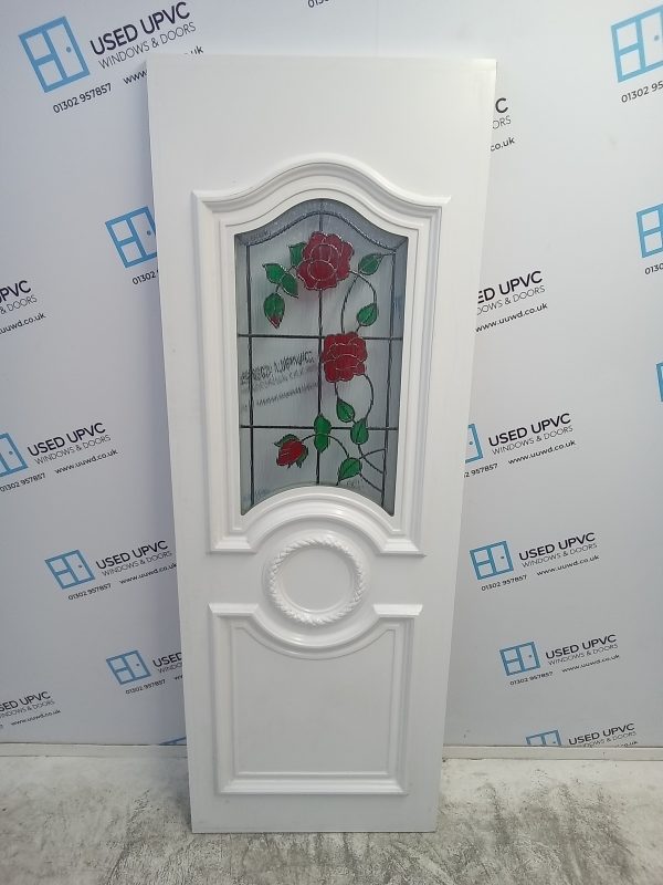 Used White Upvc Back Door Panel 625mm x 1750mm x 28mm UDP0019 - Image 2