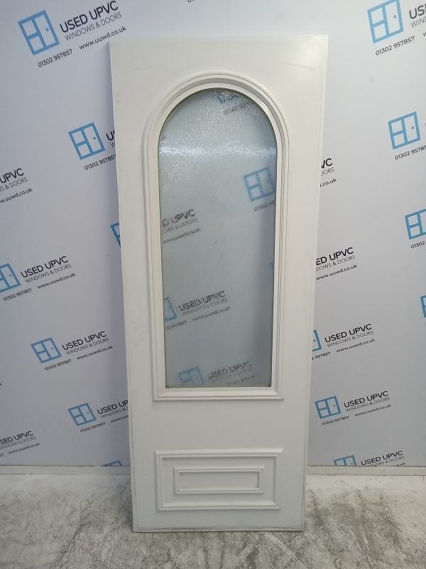 Used White Upvc Back Door Panel 665mm x 1740mm x 28mm UDP0022 - Image 2