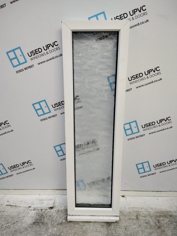 Used White Upvc Window 340mm x 1200mm W0170