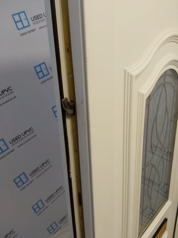 Used White Upvc Front Door 925mm x 2060mm (reduce to 910mm) 0546 - Image 4
