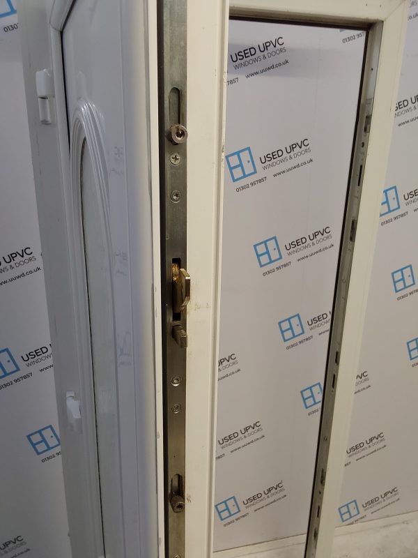 Used White Upvc Front Door 940mm x 2090mm (reduce to 910mm) 0097 - Image 4