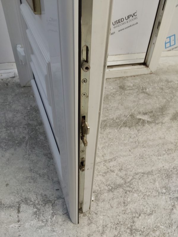 Used White Upvc Front Door 940mm x 2090mm (reduce to 910mm) 0097 - Image 6