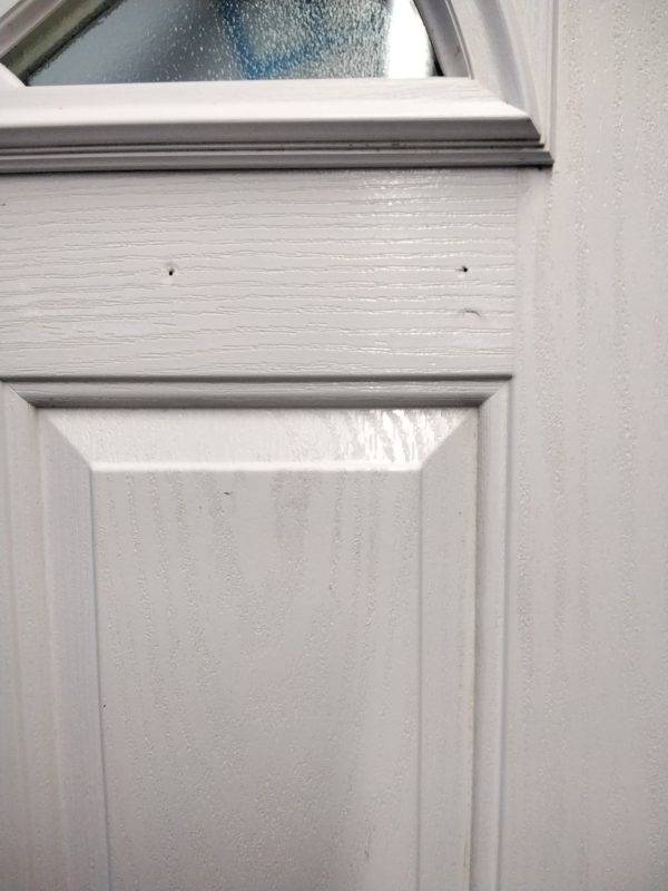 Used White Composite Front Door 890mm x 2090mm 0684 - Image 7