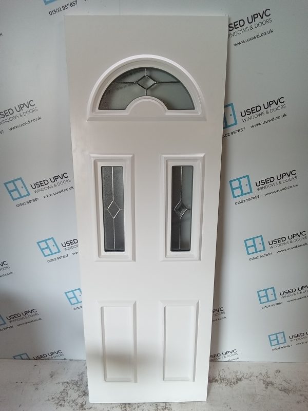 Used Anthracite Grey Upvc Back Door Panel 615mm x 1795mm x 24mm UDP0025 - Image 2